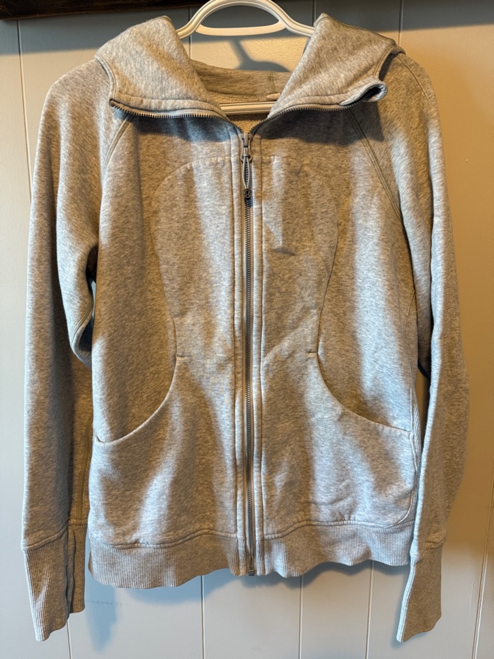 lululemon athletica Heather Gray Full-Zip Hoodie